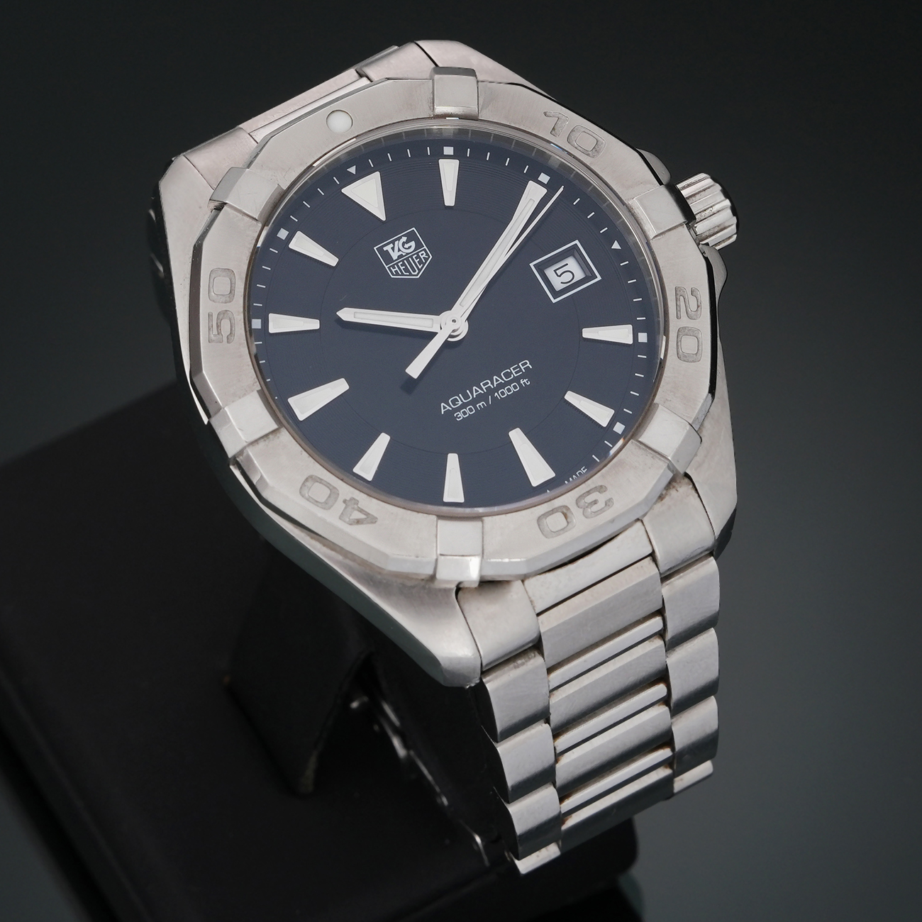 TAG HEUER(USED)태그호이어 WAY1110 아쿠아레이서 쿼츠 41M